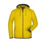 Men's Hooded Fleece - yellow/carbon - S