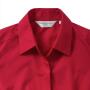 RUS Ladies ¾ sl. Fit. Polycot. Pop. Shirt, Classic Red, M