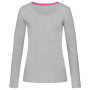 Stedman T-shirt V-neck Claire LS for her grey heather L