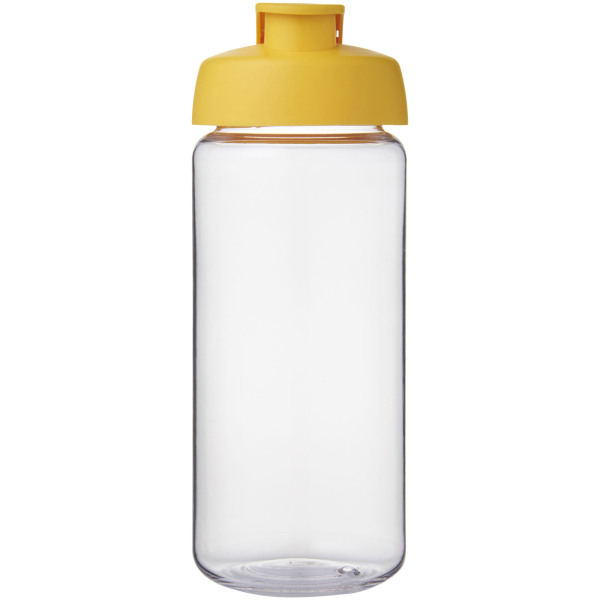 H2O Active® Octave Tritan™ 600 ml flip lid sport bottle - Transparent clear/Yellow