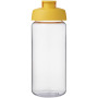 H2O Active® Octave Tritan™ 600 ml flip lid sport bottle - Transparent clear/Yellow