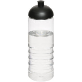 H2O Active® Treble 750 ml sportfles met koepeldeksel - Transparant/Zwart