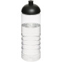 H2O Active® Treble 750 ml sportfles met koepeldeksel - Transparant/Zwart