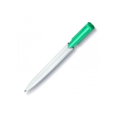 Ball pen S40 Colour hardcolour - White / Turquoise