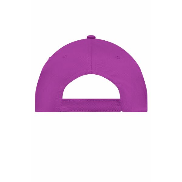 MB001 5 Panel Promo Cap Lightly Laminated - purple - one size