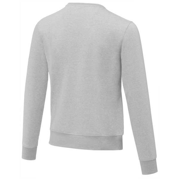 Zenon men’s crewneck sweater - Heather grey - 3XL