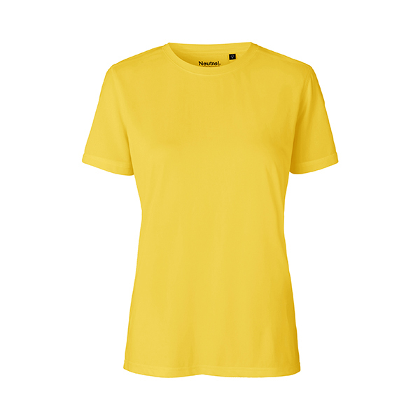 Neutral recycled ladies sportshirt-Yellow-XXL