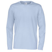 Cottover Gots T-shirt Long Sleeve Man sky blue 4XL