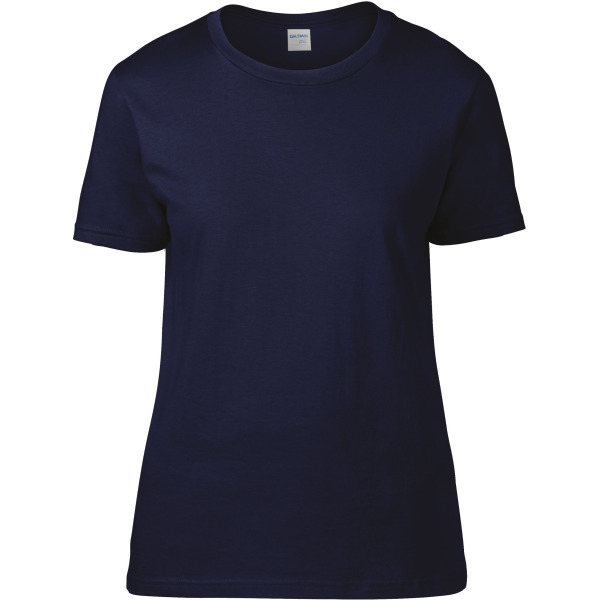 Premium Cotton® Ring Spun Semi-fitted Ladies' T-shirt Navy XXL