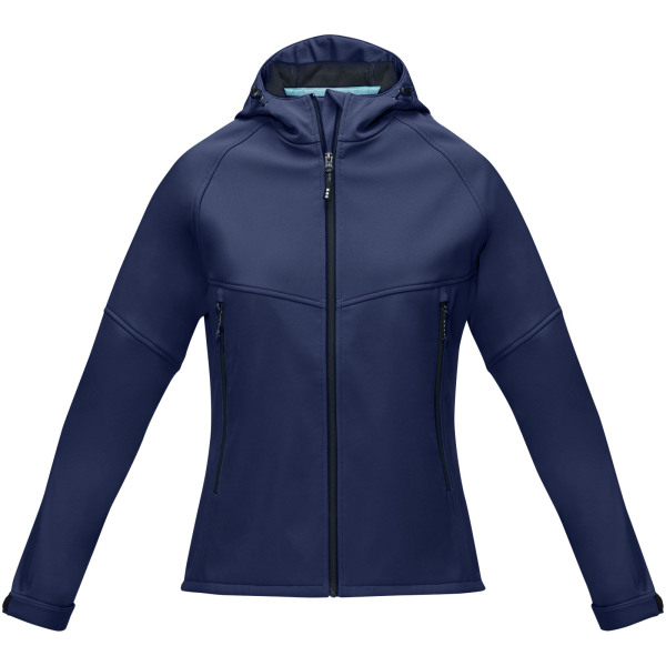Coltan dames GRS-gerecycled softshell jack - Navy - XS