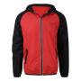 AWDis Cool Contrast Windshield Jacket, Fire Red/Jet Black, XS, Just Cool