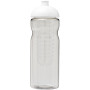 H2O Active® Base 650 ml bidon en infuser met koepeldeksel - Transparant/Wit