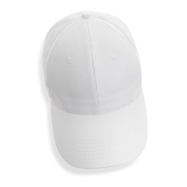 Impact AWARE™  6 panel 190gr gerecycled katoenen cap, wit