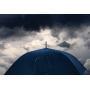 30" Impact AWARE™ RPET 190T storm proof paraplu, donkerblauw