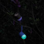 Kleurwisselende speaker lamp, blauw