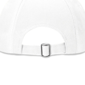 Low Profile Heavy Cotton Drill Cap - White - One Size