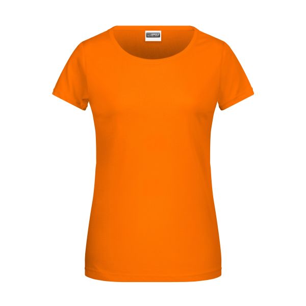 8007 Ladies' Basic-T oranje XS