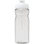 H2O Active® Base Tritan™ 650 ml flip lid sport bottle - Transparent clear/White