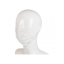 Herbruikbaar gezichtsmasker katoen Made in Europe - Wit