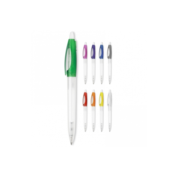 Ball pen Bio-S! Clear transparent - Frosted White