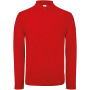 ID.001 Men's long-sleeve polo shirt Red XL