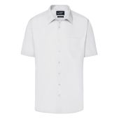 Men's Business Shirt Short-Sleeved - white - XXL