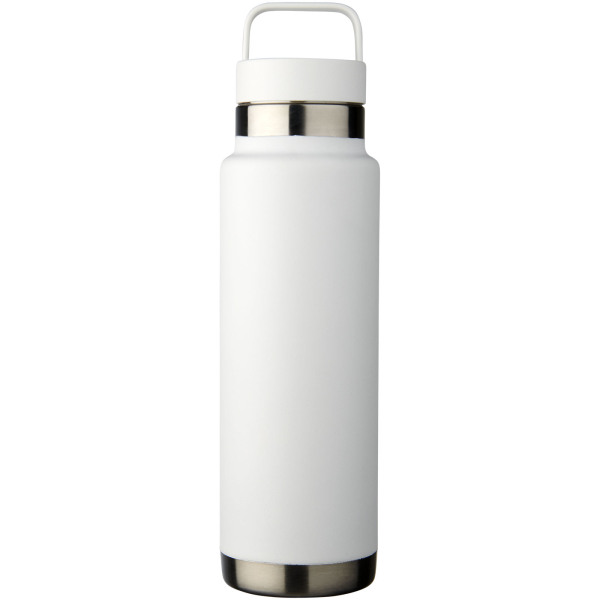 Colton 600 ml copper vacuum insulated water bottle - White