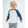Baby Superstar Baseball T - Washed White/Swiss Navy - 6-12