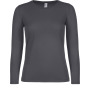 #E150 Ladies' T-shirt long sleeves Dark Grey XXL