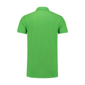 L&S Polo Fit Heavy Mix SS lime L