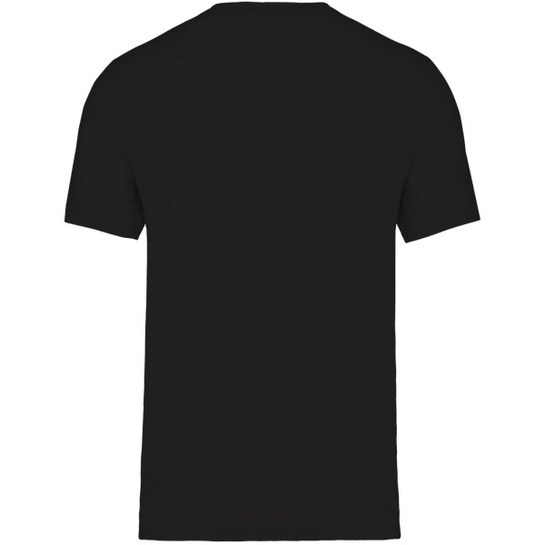 T-shirt BIO-katoen met borstzakje Black / Grey Heather S