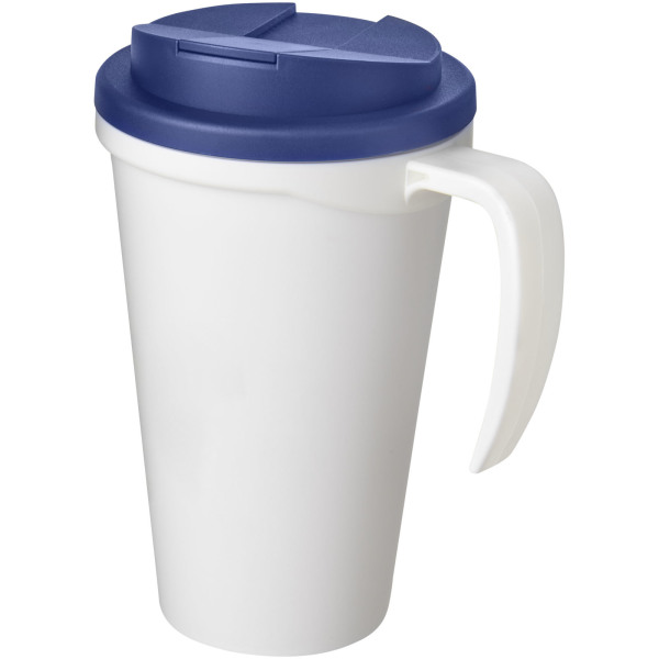 Americano® Grande 350 ml mug with spill-proof lid - White/Blue