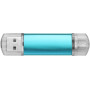 Aluminium On-the-Go (OTG) USB-stick - Blauw - 32GB