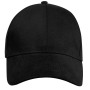 Trona 6 panel GRS recycled cap - Solid black