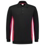Polosweater Bicolor 302003 Black-Red 8XL