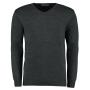 Arundel Cotton Acrylic V Neck Sweater, Graphite Grey, XS, Kustom Kit