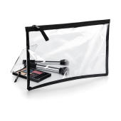 Clear Grab Pouch - Clear/Black - One Size