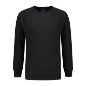 L&S Heavy Sweater Raglan Crewneck for him black S