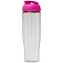 H2O Active® Tempo 700 ml sportfles met flipcapdeksel - Transparant/Roze