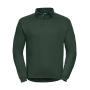 Heavy Duty Collar Sweatshirt - Bottle Green - XS
