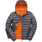 Mens Snow Bird Hooded Jacket Grey / Orange L