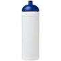 Baseline® Plus grip 750 ml bidon met koepeldeksel - Wit/Blauw
