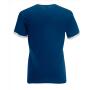 FOTL Valueweight Ringer T, Navy/White, 3XL