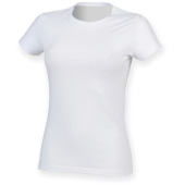 Women's Feel Good Stretch Crew Neck T-Shirt White S