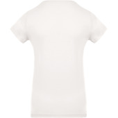 Dames-t-shirt BIO-katoen ronde hals Cream XL
