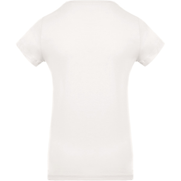 Dames-t-shirt BIO-katoen ronde hals Cream M