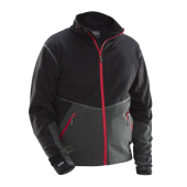 Jobman 5162 Flex jacket zwart/rood xs