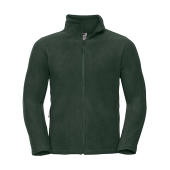 Men's Full Zip Outdoor Fleece - Bottle Green - 4XL