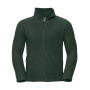 Men's Full Zip Outdoor Fleece - Bottle Green