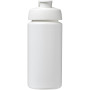 Baseline® Plus grip 500 ml sportfles met flipcapdeksel - Wit